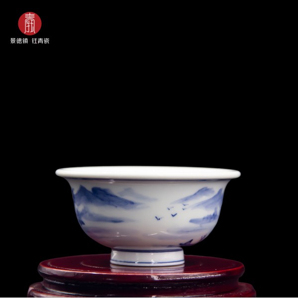 钰青柴窑-渔翁主人杯