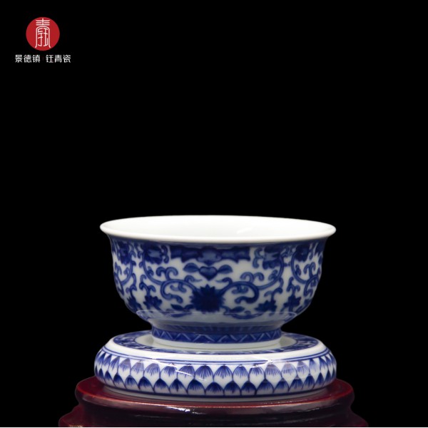 钰青柴窑-八宝杯