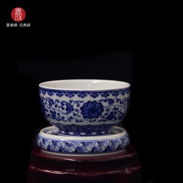 钰青柴窑-花朵主人杯