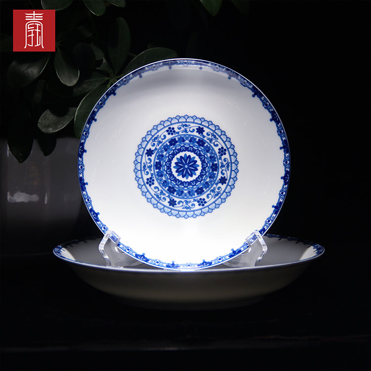 景德钰青•MINI餐具【富贵吉祥】