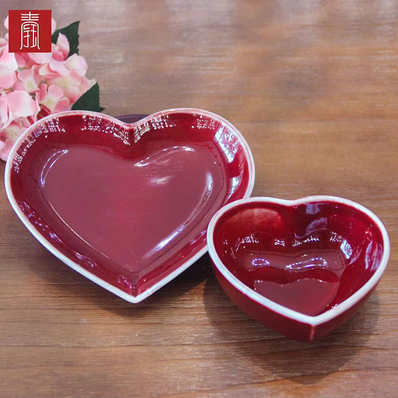 景德钰青•【心心相印·餐具】