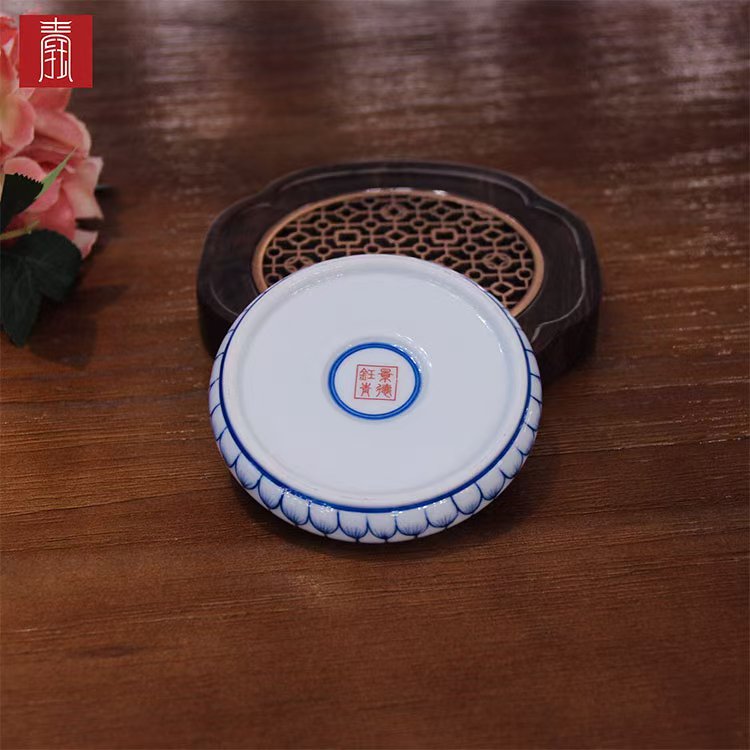 景德钰青·主人杯【鱼藻纹】