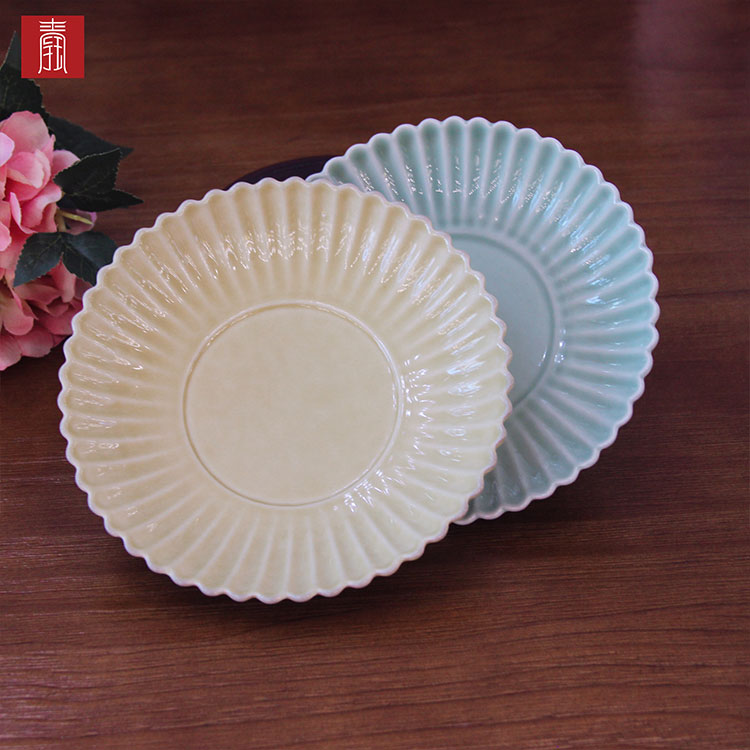 景德钰青•【柴烧盘子】