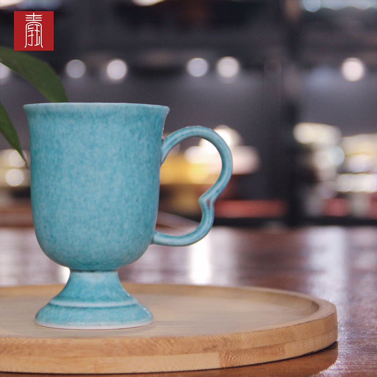 景德钰青 ·【柴烧水杯】