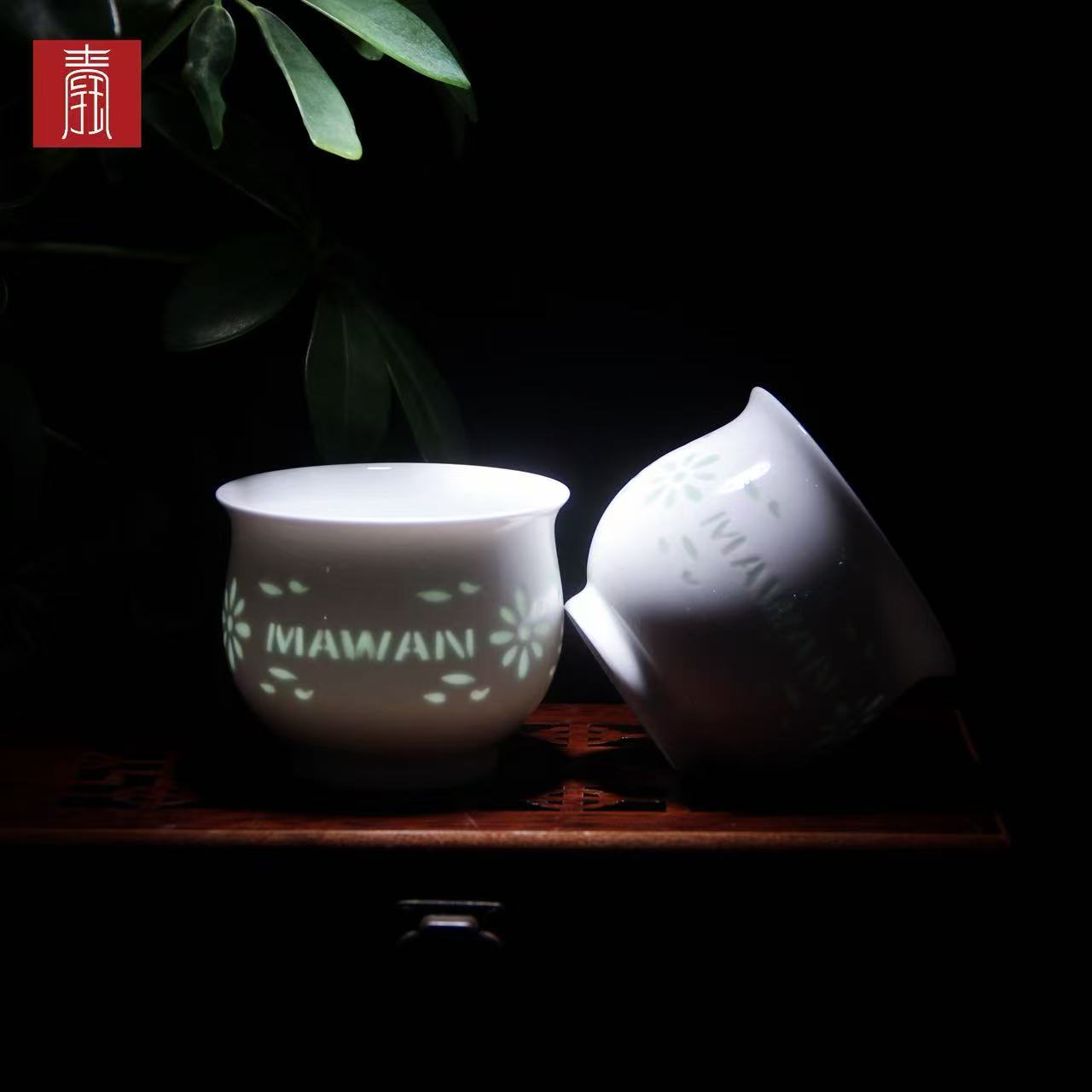 景德钰青定制 •妈湾理想城市【白玉玲珑茶器】