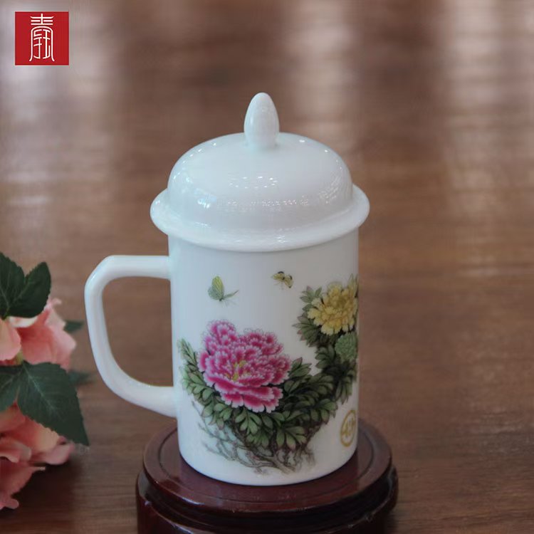 景德钰青定制 •【牡丹产业院士论坛 • 吉祥华夏•国色天香牡丹杯】