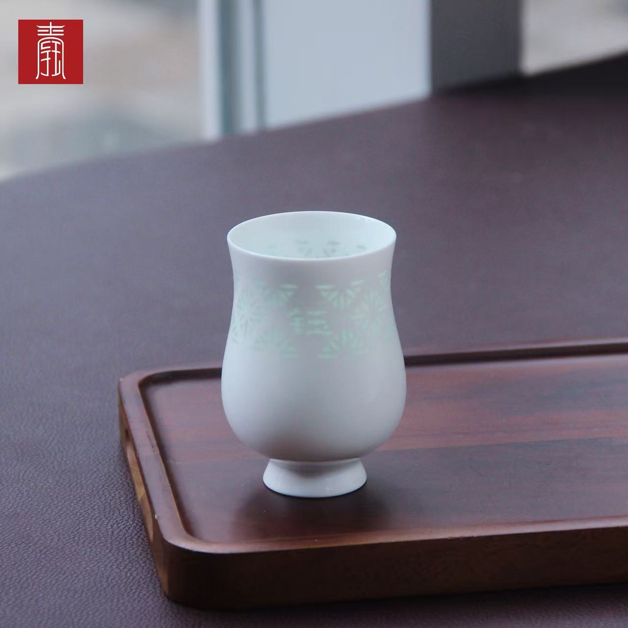 景德钰青•【钰字·高白玉玲珑主人杯】