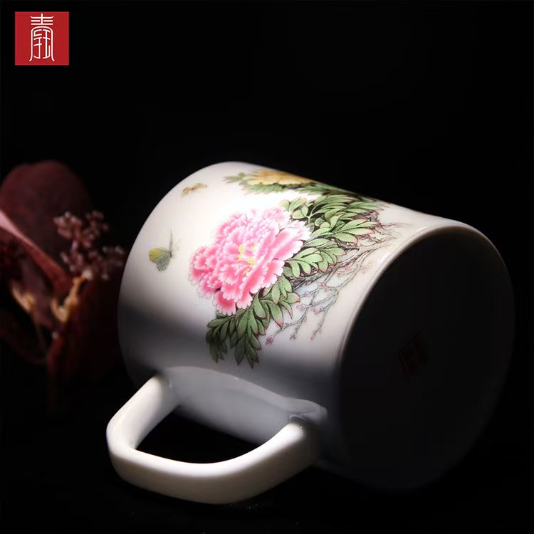 景德钰青定制 •【牡丹产业院士论坛 • 吉祥华夏•国色天香牡丹杯】