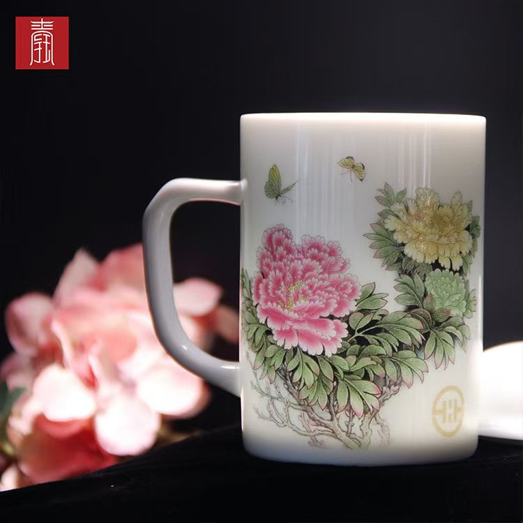 景德钰青定制 •【牡丹产业院士论坛 • 吉祥华夏•国色天香牡丹杯】