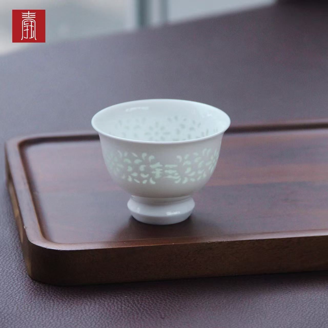 景德钰青•【钰字·白玉玲珑主人杯】