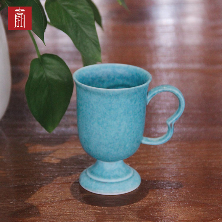 景德钰青 ·【柴烧水杯】