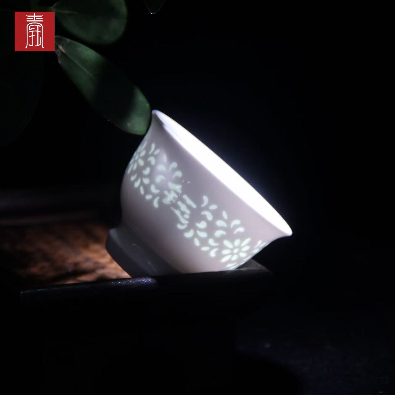 景德钰青•【钰字·白玉玲珑主人杯】