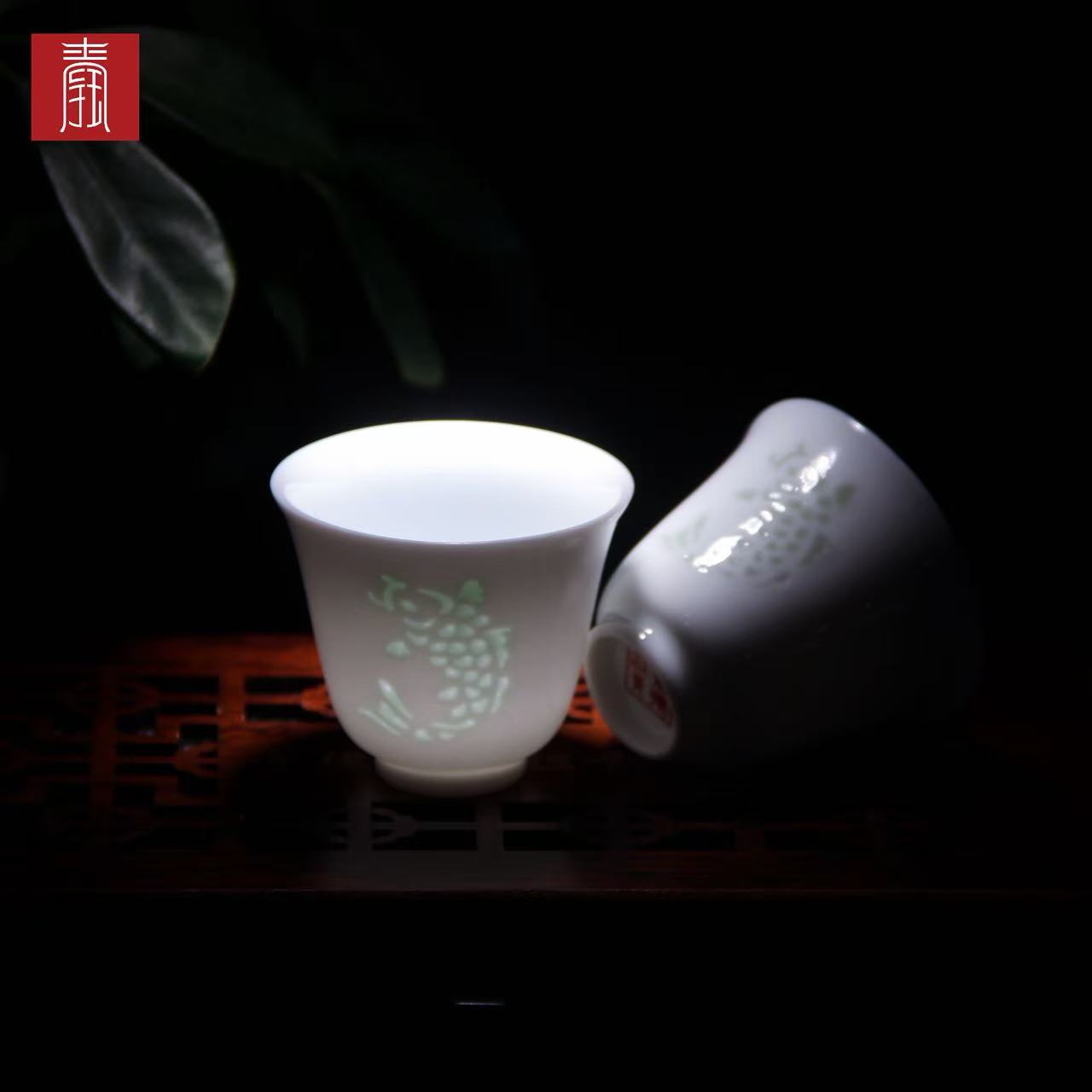 景德钰青•主人杯【小鱼杯】