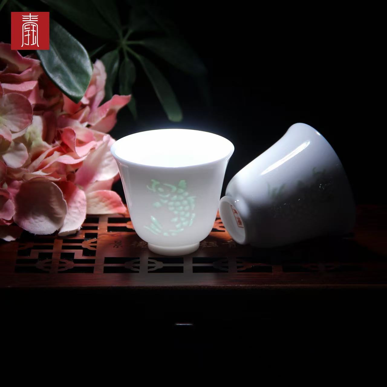 景德钰青•主人杯【小鱼杯】