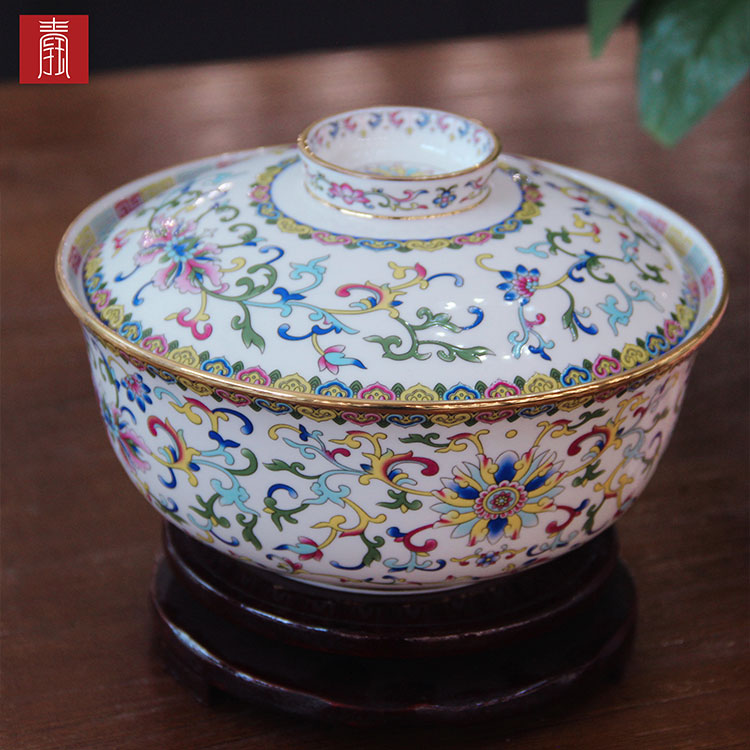 景德钰青•MINI餐具【珐琅彩合器】