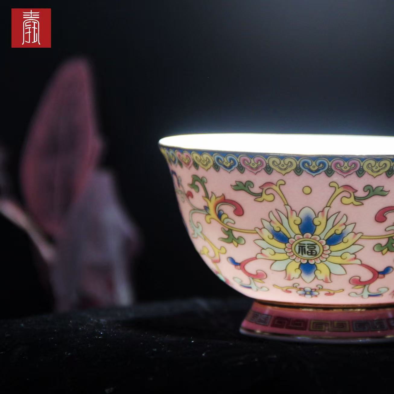 景德钰青•【珐琅彩 咖啡杯】