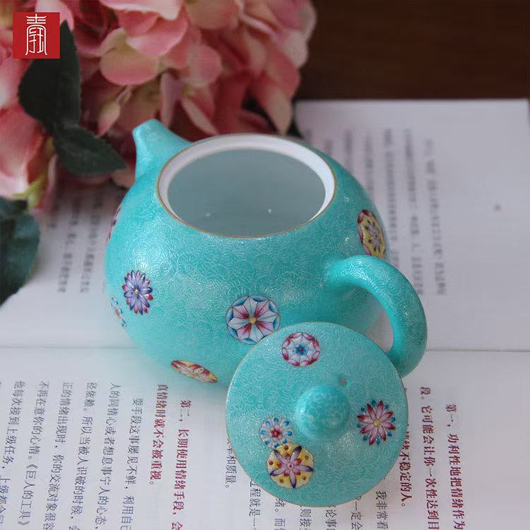 景德钰青 ·高品【满工扒花】