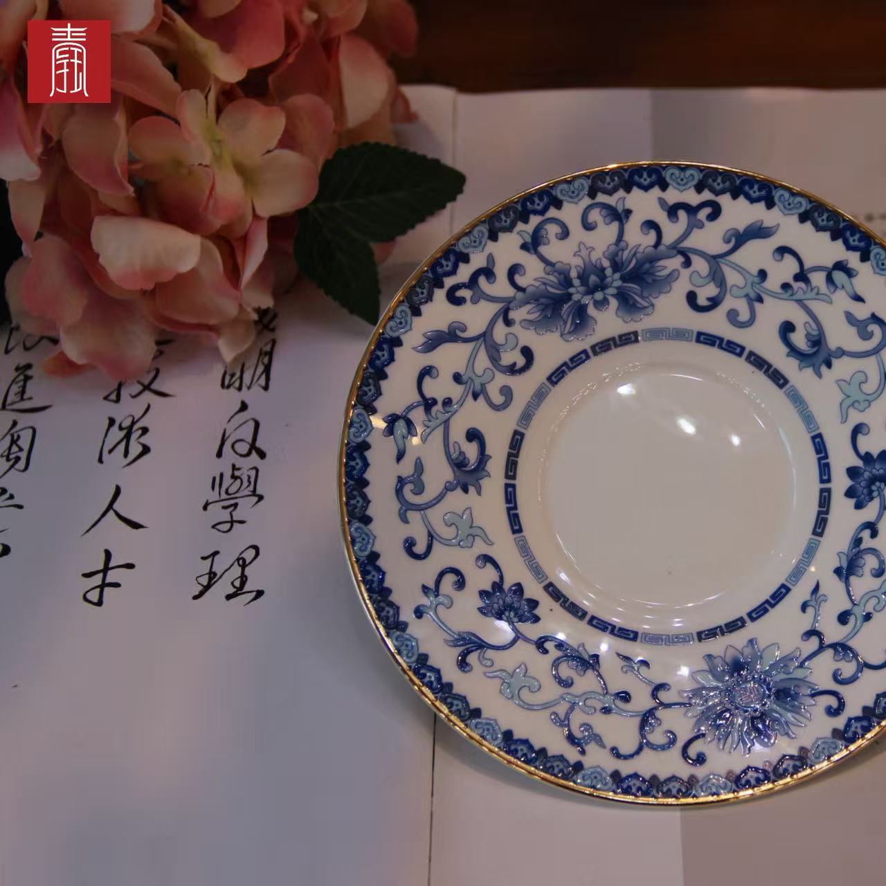 景德钰青•【珐琅彩 咖啡杯】