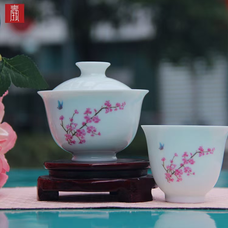 景德钰青·【白瓷·花香】