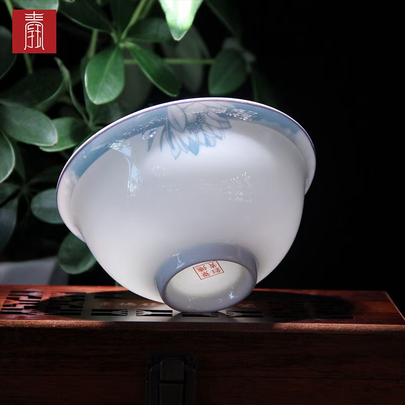 景德钰青•六六顺饭碗【夜魅】