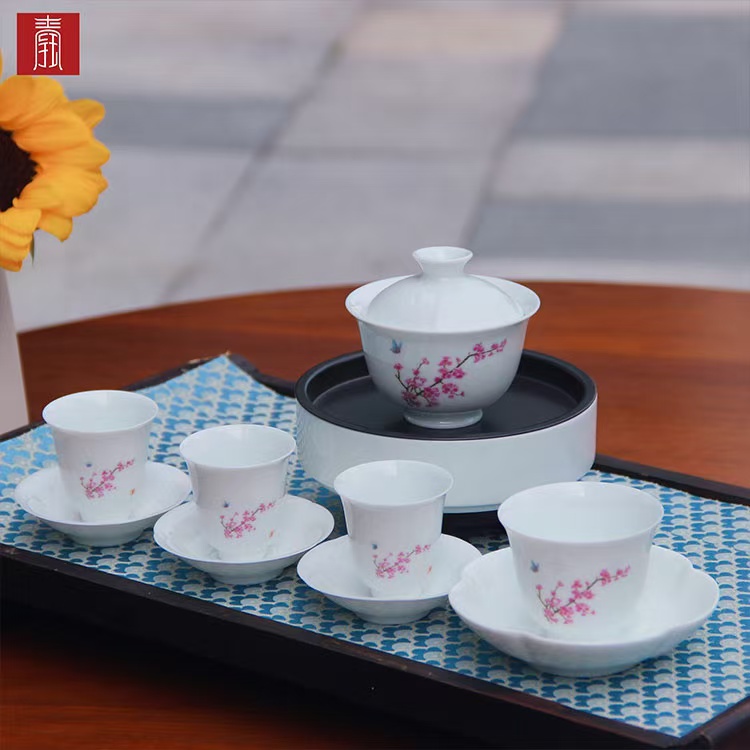 景德钰青·【白瓷·花香】