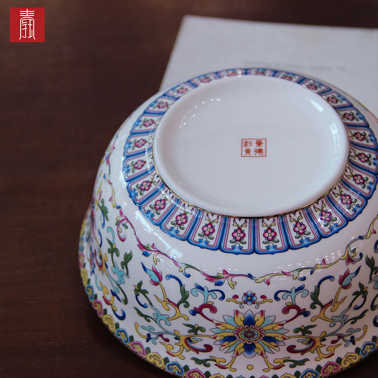 景德钰青•MINI餐具【珐琅彩合器】