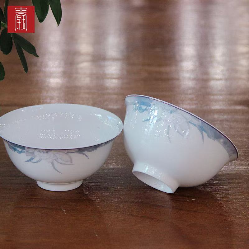 景德钰青•六六顺饭碗【夜魅】