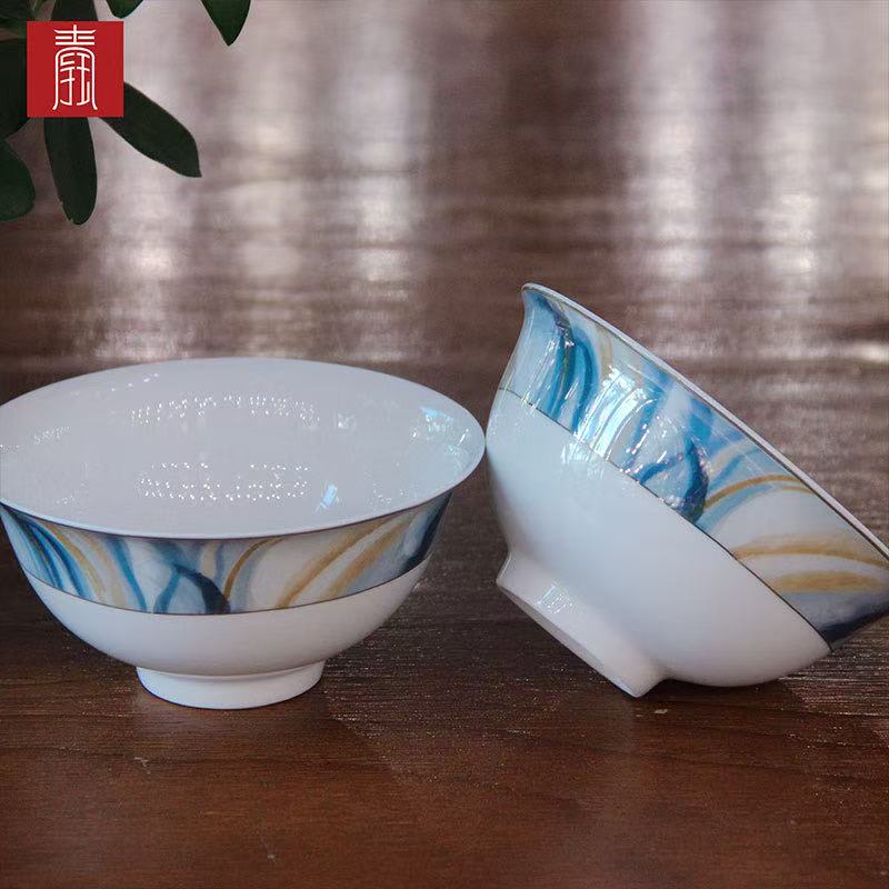 景德钰青•六六顺饭碗【马如龙】