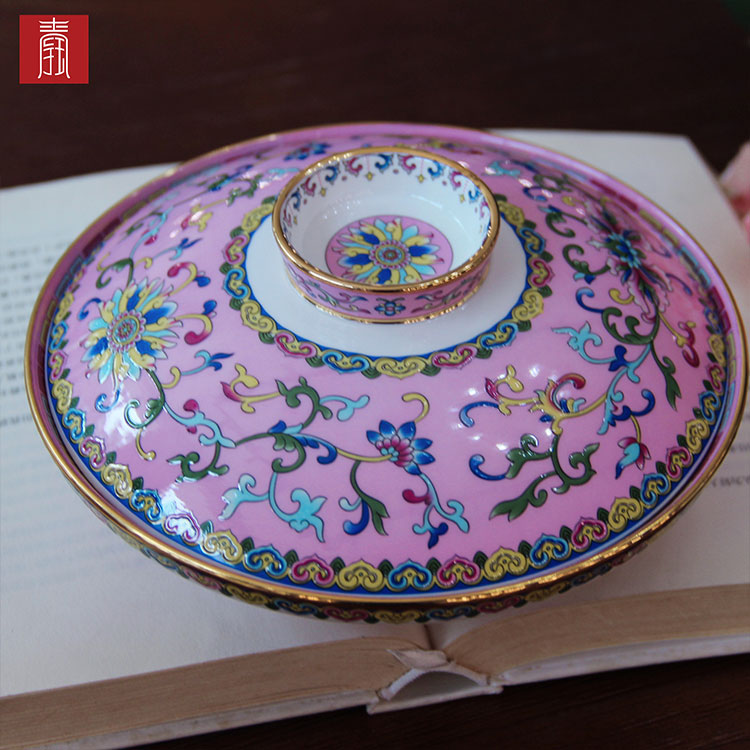 景德钰青•MINI餐具【珐琅彩合器】