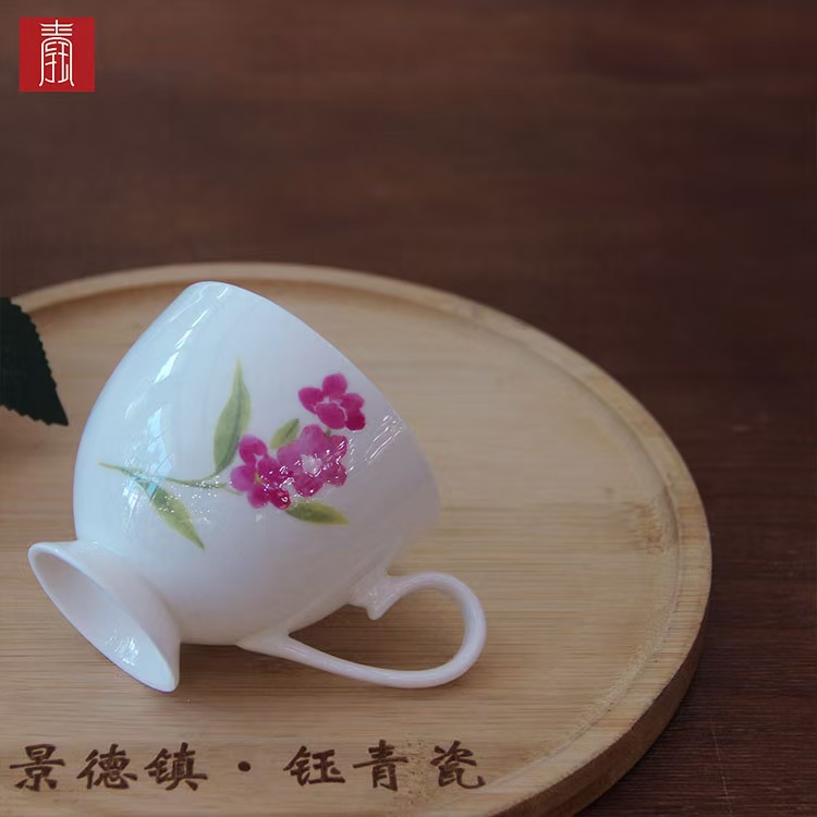 景德钰青•【顺心 咖啡杯】