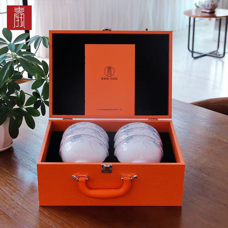 景德钰青•六六顺饭碗【夜魅】