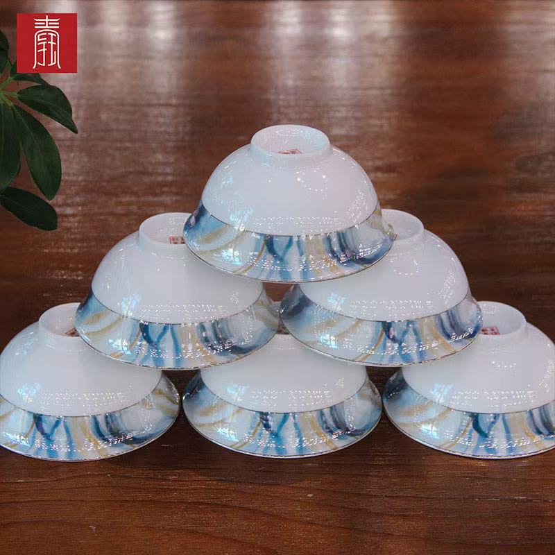 景德钰青•六六顺饭碗【马如龙】